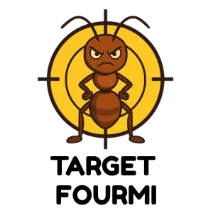 logo target fourmi : entreprise spécialisée en lutte contre les fourmis hauts de France.